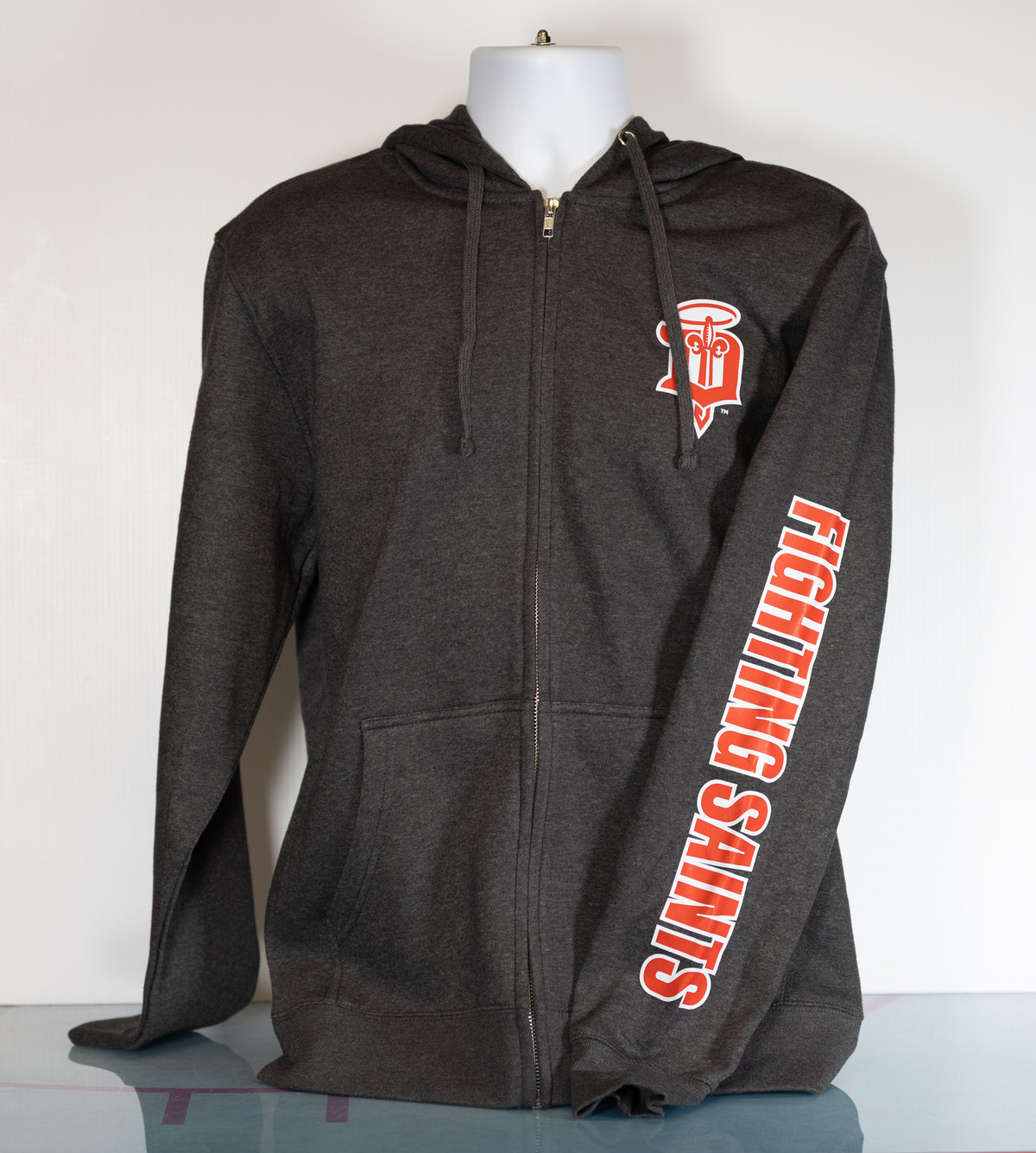 Adult Full Zip Jacket " Grey Transfer"