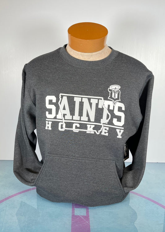 Adult Crewneck- Saints Hockey