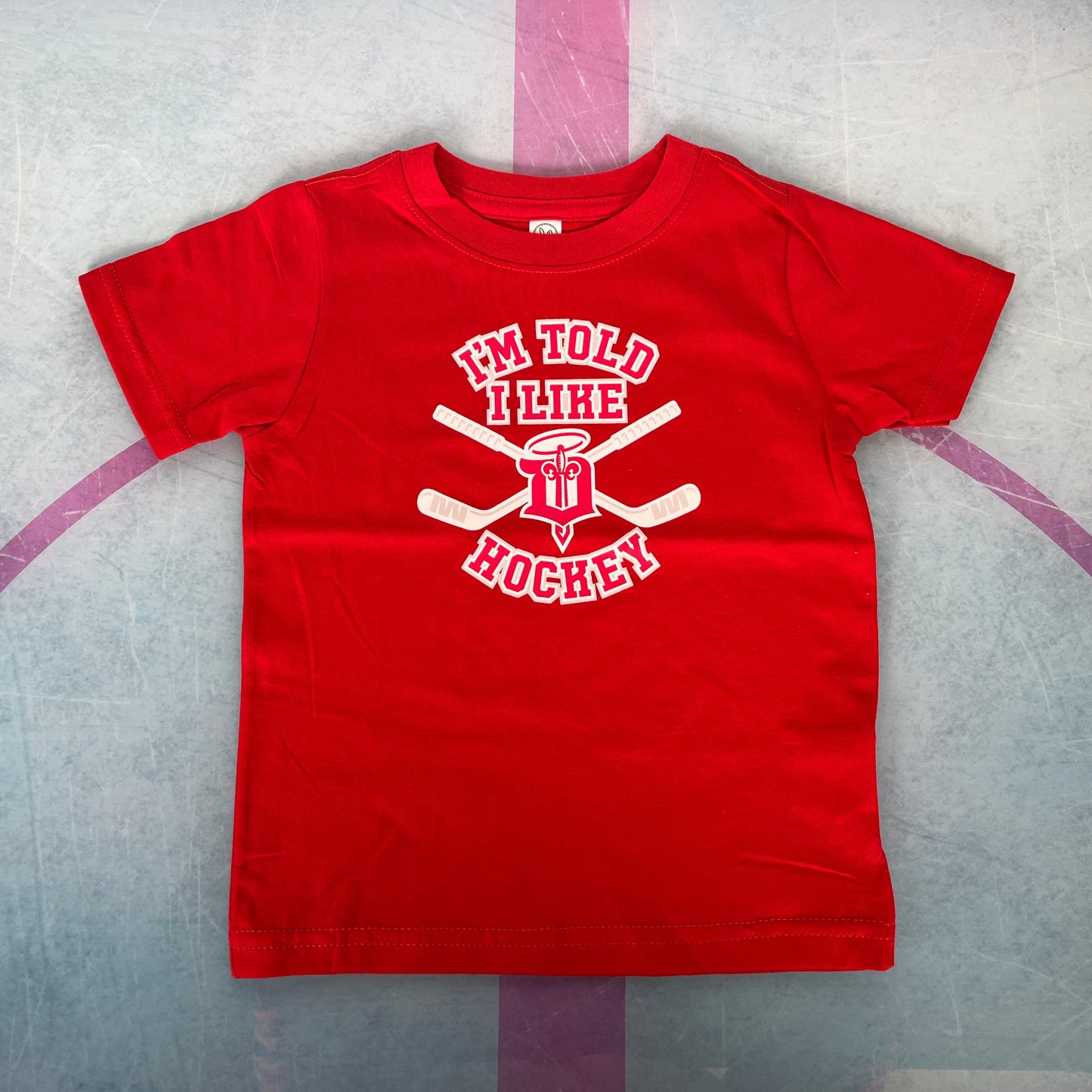 Toddler Jersey Tee- I Like Hockey