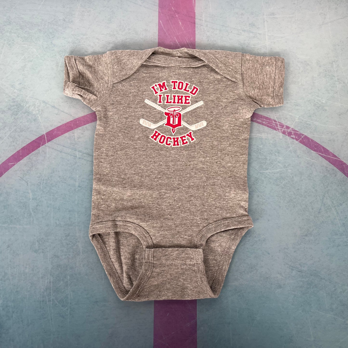 Infant Bodysuit- I Like Hockey