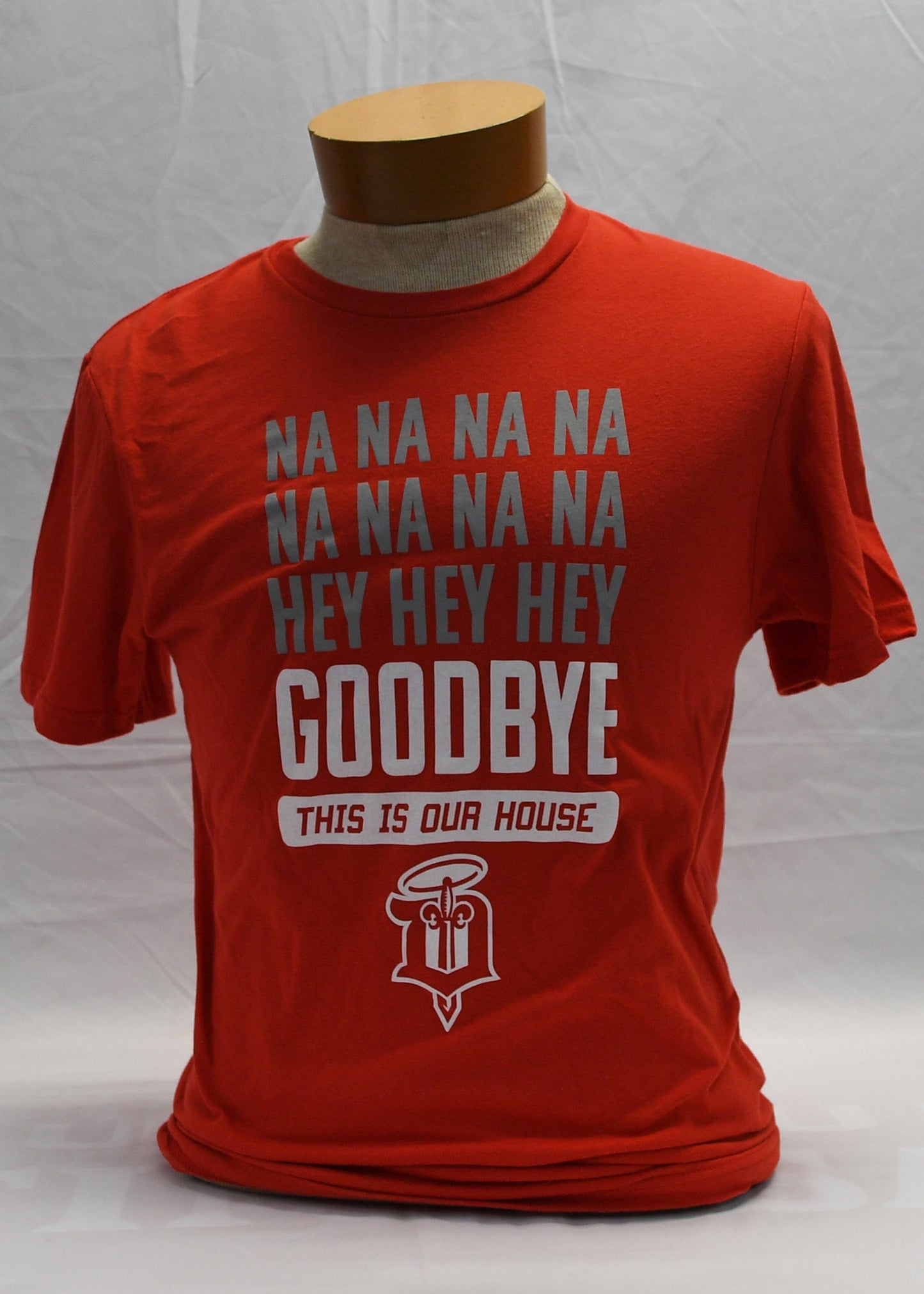 Adult Red T-Shirt "Goodbye"