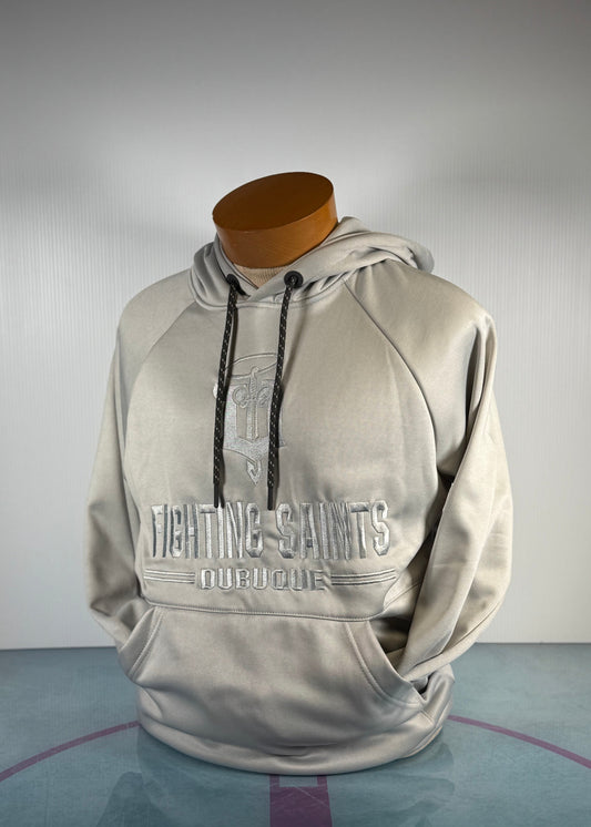 Adult White Out Hooded Sweatshirt "Ice"