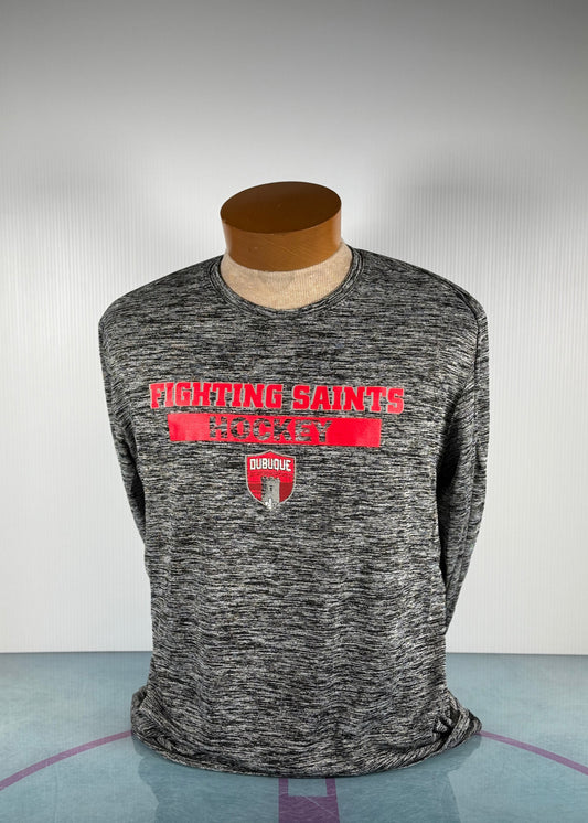 Sport-Tek Adult Long Sleeve Shirt- Black Out