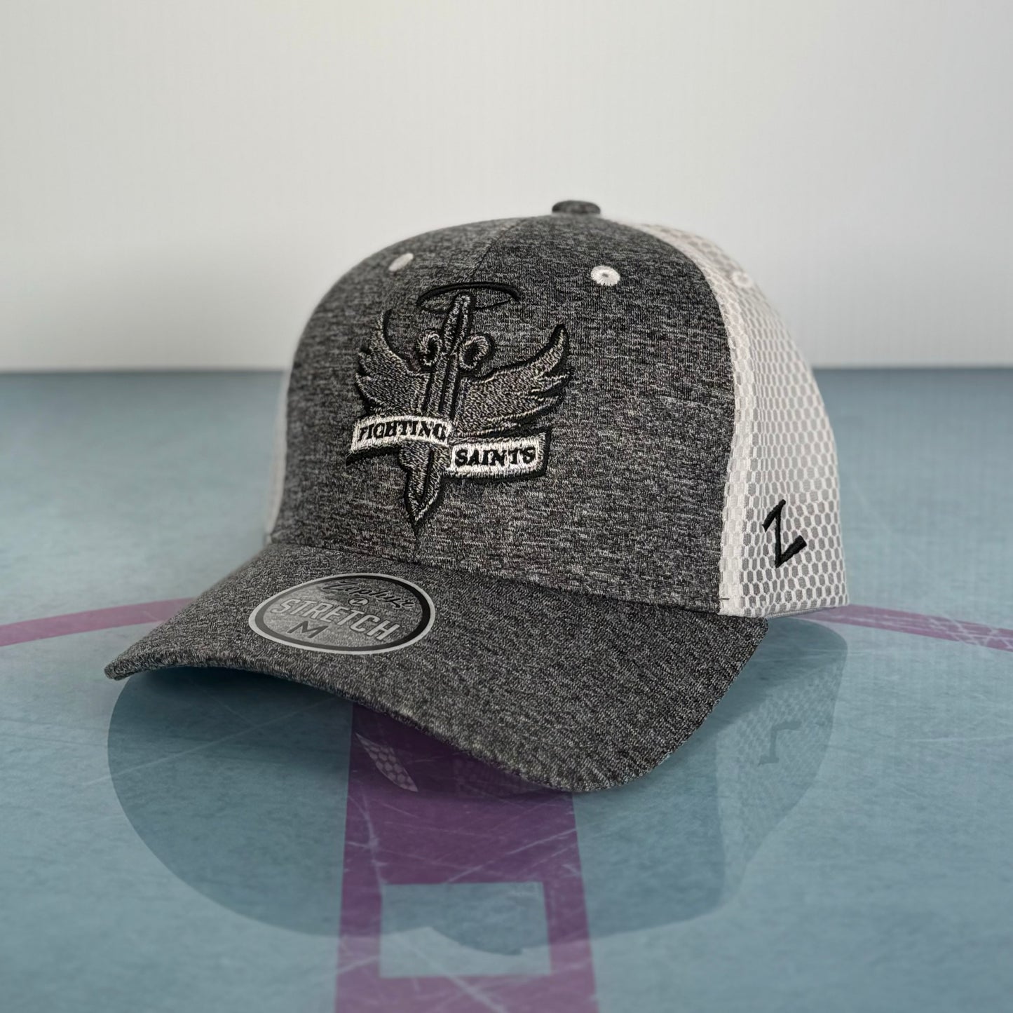 Heather Grey Fitted Hat "SQUABBLE"