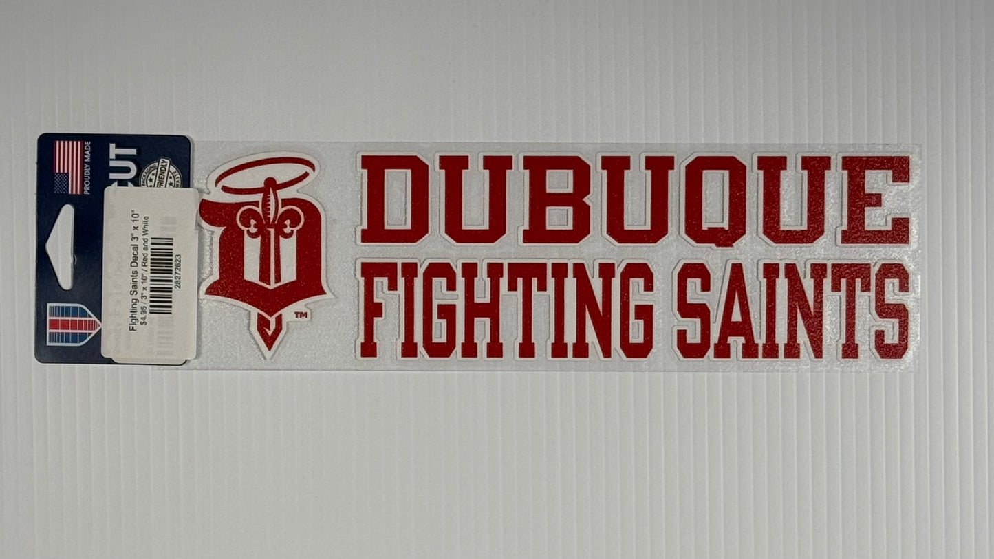 Fighting Saints Decal 3" x 10"