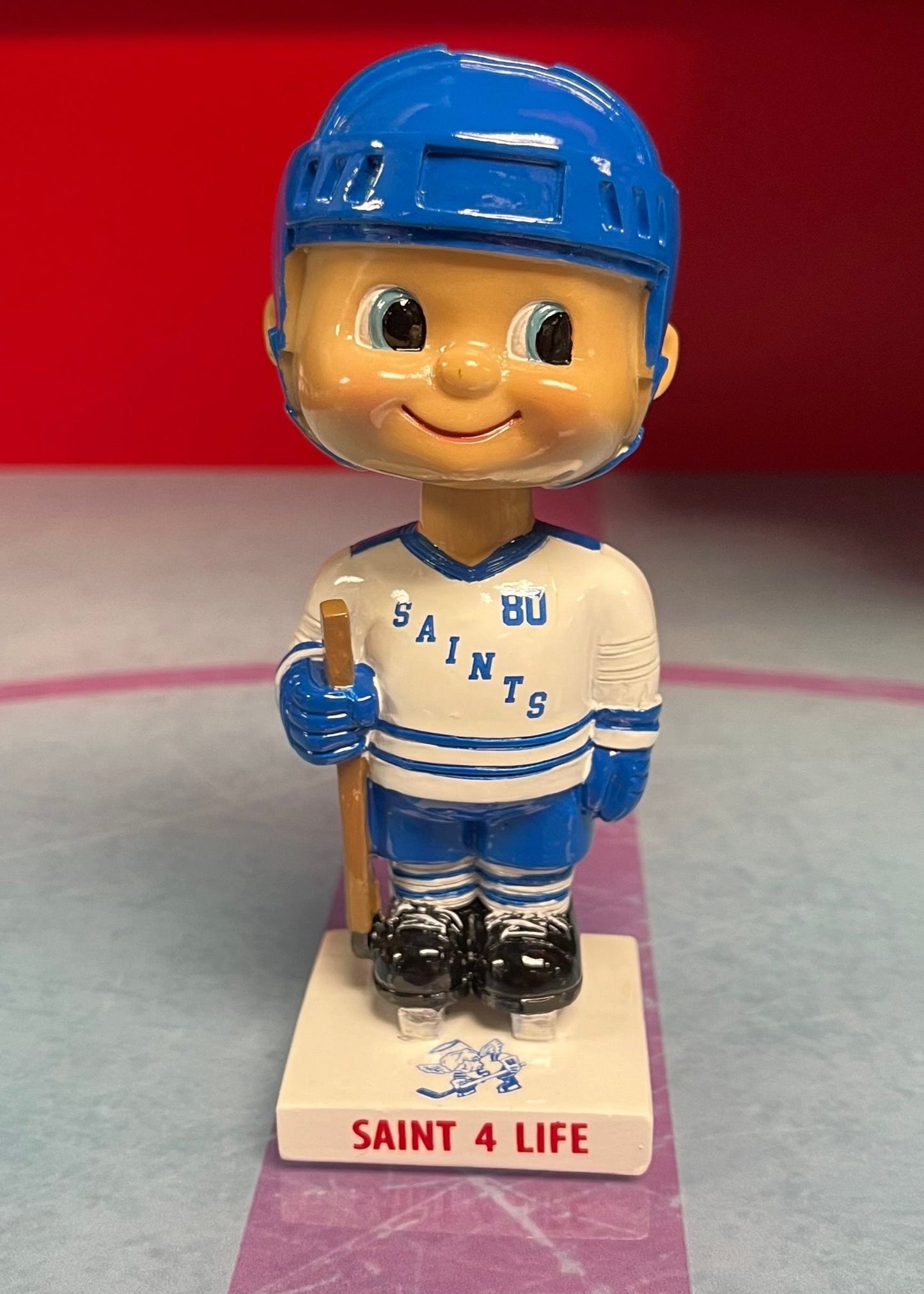 Vintage Hockey Player Bobblehead "Saint4Life"