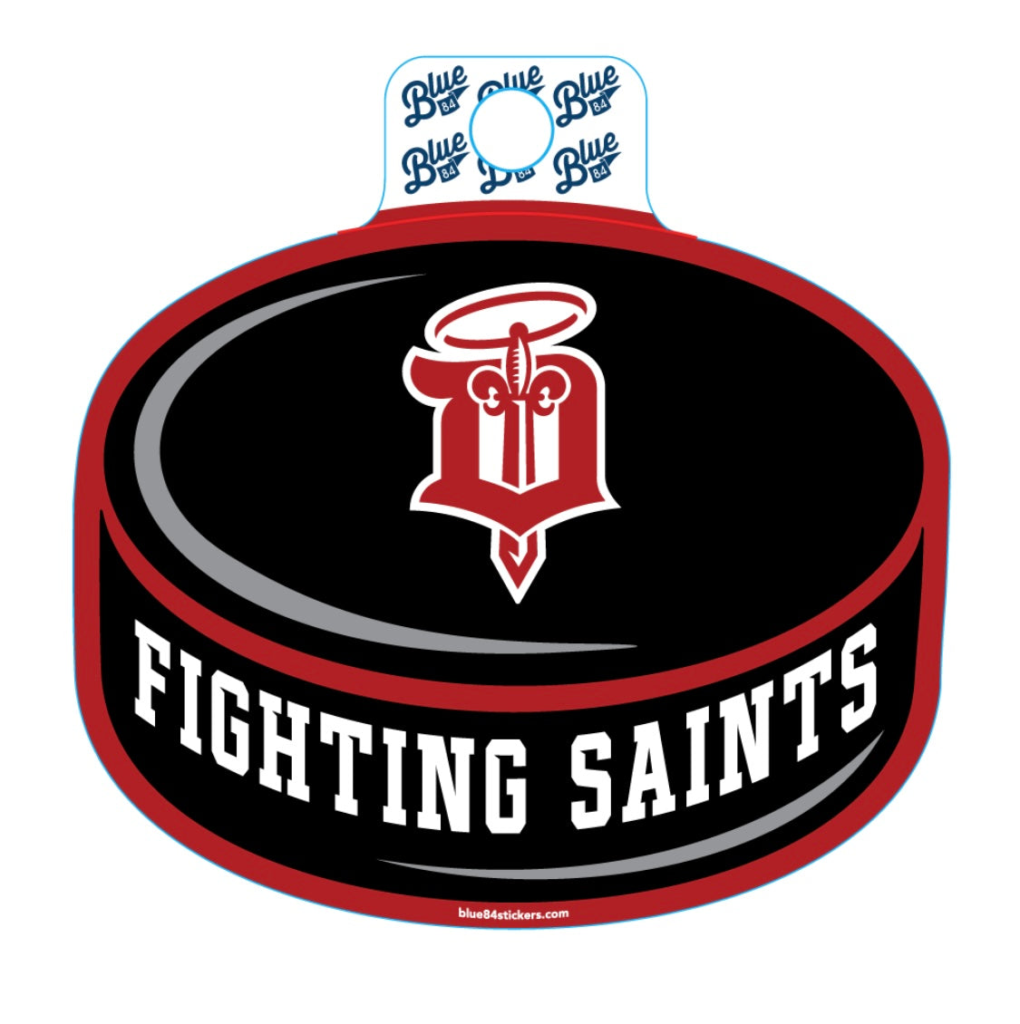 Educate Hockey Sticker Dubuque Fighting Saints Merchandise educate hockey sticker dubuque fighting saints merchandise