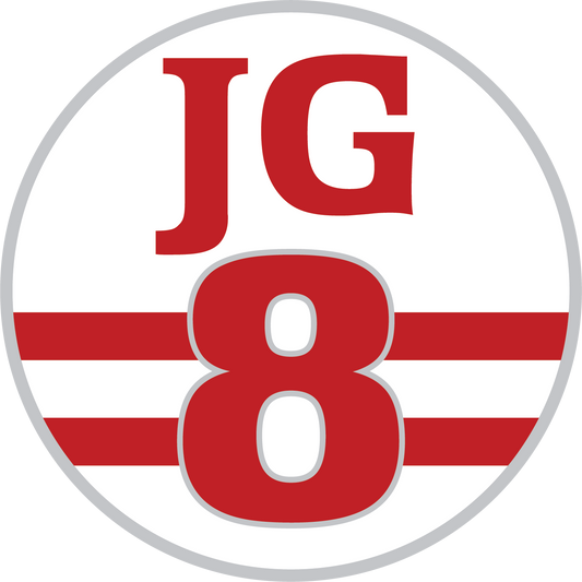 "JG8" Sticker