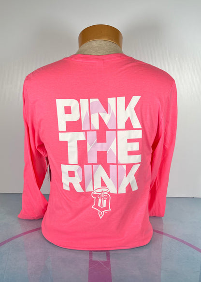 Adult Long Sleeve- Pink the Rink