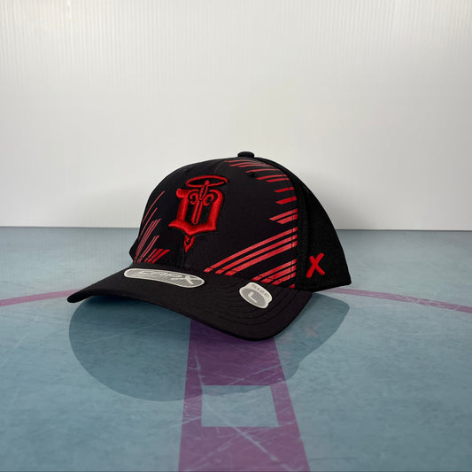 Adult Fitted Hat- Streaks