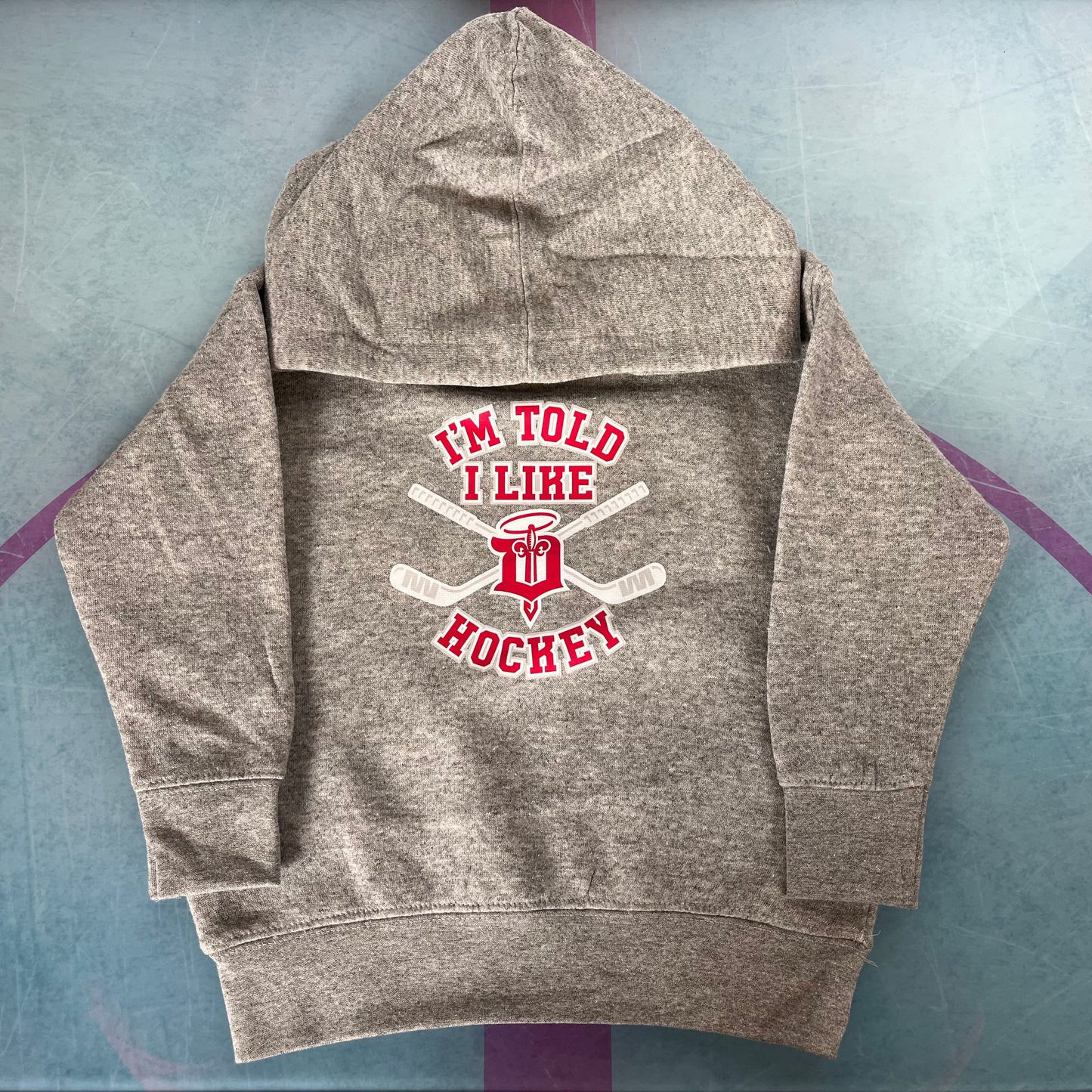Toddler Sweatshirt- I Like Hockey