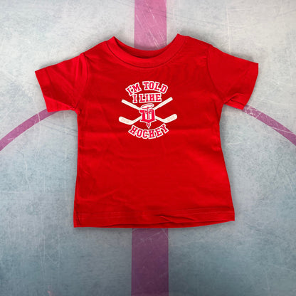 Infant Jersey Tee- I Like Hockey