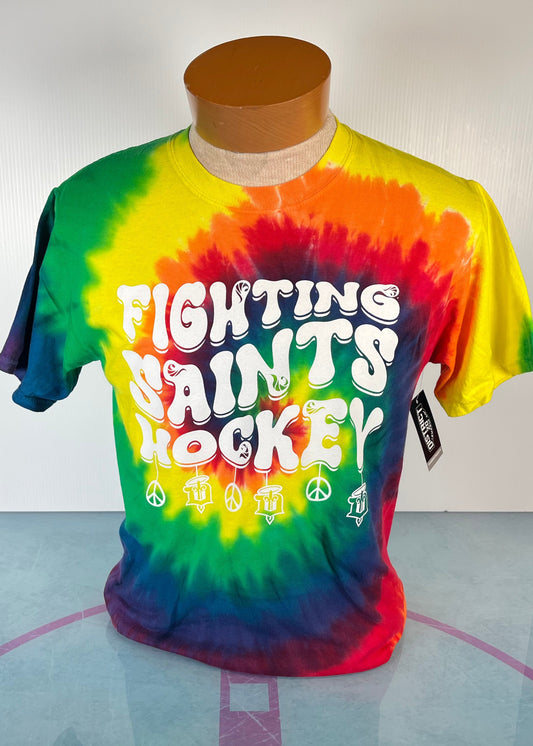 Adult Tie-Dye T-Shirt- Saints & Peace