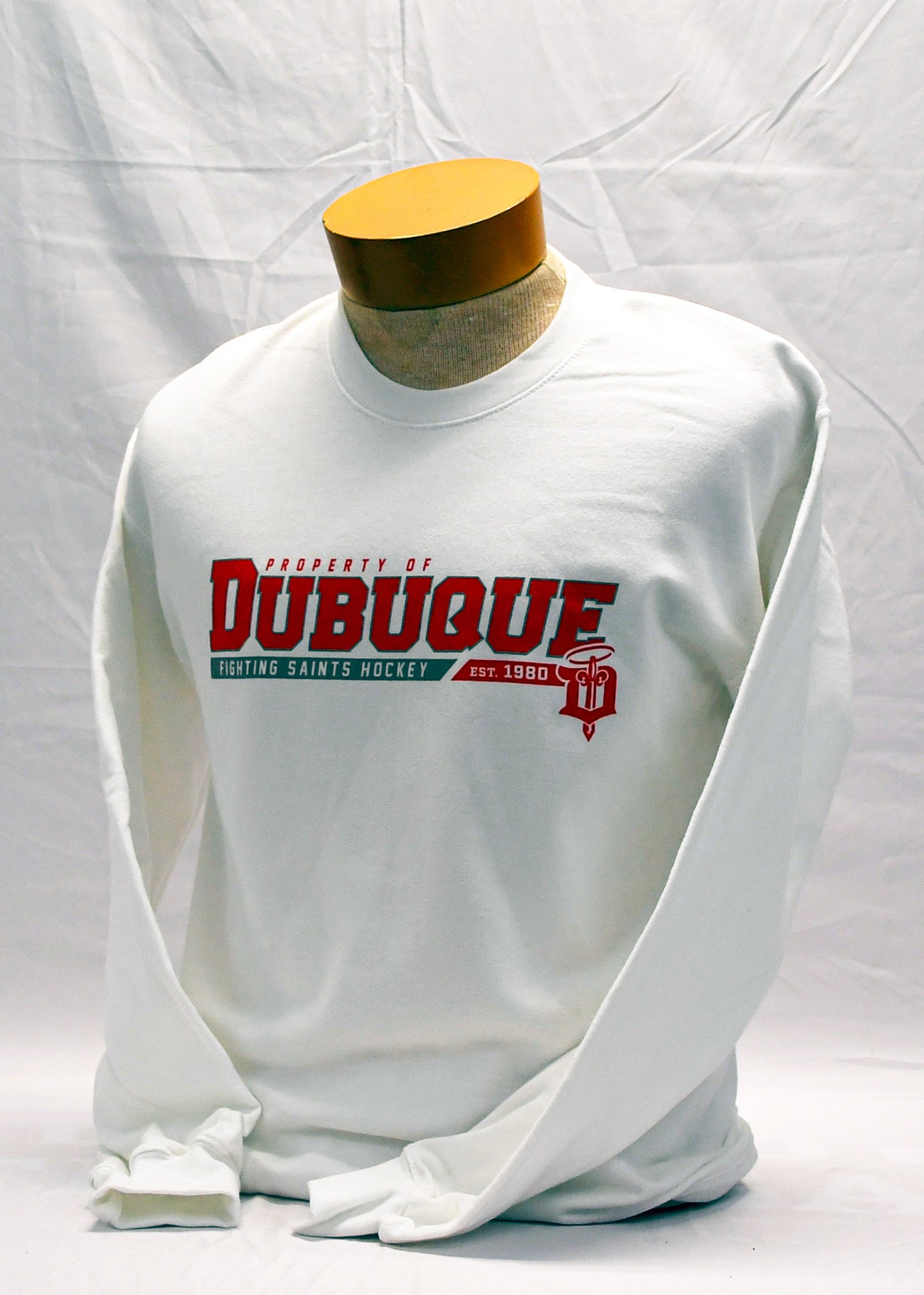 Adult White Crewneck Sweatshirt "Screen"