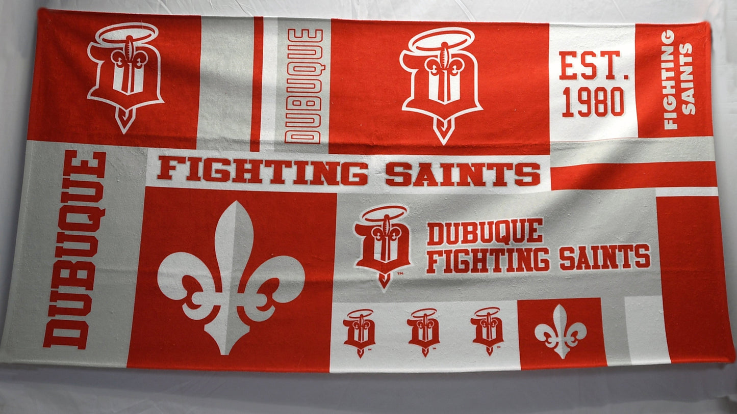 Fighting Saints Beach Towel